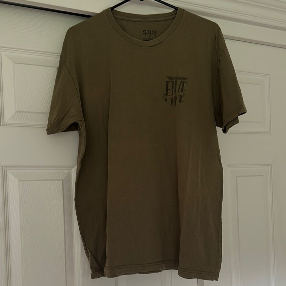 5.11 Tactical Green Short Sleeve Tee
